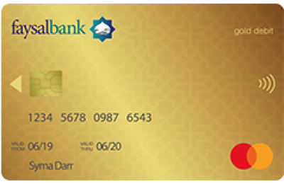 Faysal Islami Mastercard Gold Debit Card