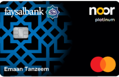 Faysal Islami Noor Platinum  Card