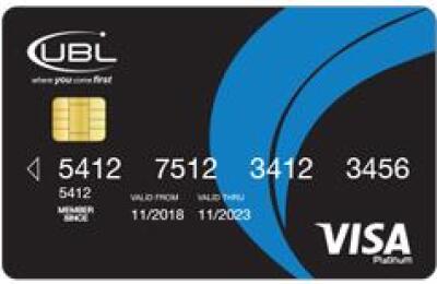 UBL Visa Platinum Credit Card