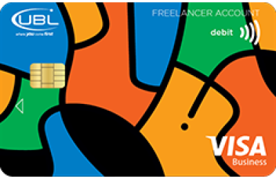 UBL Visa Freelancer Debit Card