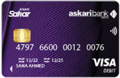 Askari Sahar Visa Debit Card