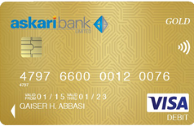 Askari Visa Gold Debit Card