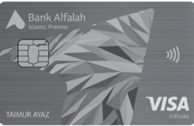 Bank Alfalah Islamic Premier Visa Infinite Debit Card