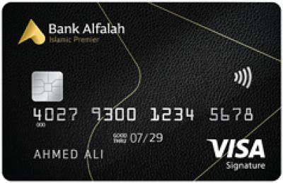 Bank Alfalah Islamic Premier Visa Signature Debit Card