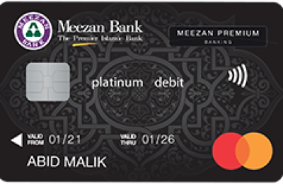 Platinum Mastercard Debit Card