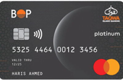 Mastercard Taqwa Platinum Islamic Debit Card