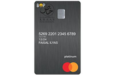 KHAAS Platinum Mastercard Debit Card