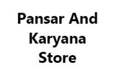 Pansar And Karyana Store