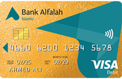 Bank Alfalah Visa Islamic Gold Debit Card