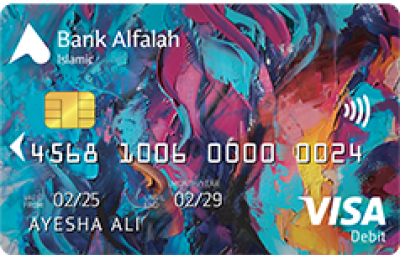 Bank Alfalah Islamic Women Visa Gold Debit Card