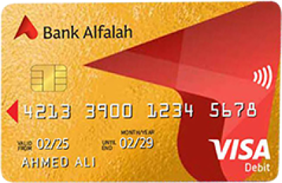 Bank Alfalah Visa Gold Debit Card