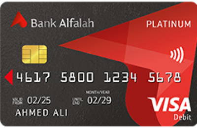 Bank Alfalah Visa Platinum Debit Card