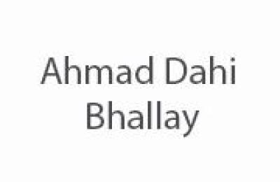 Ahmad Dahi Bhallay