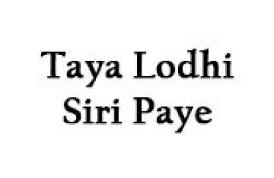 Taya Lodhi Siri Paye