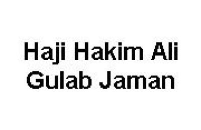 Haji Hakim Ali Gulab Jaman