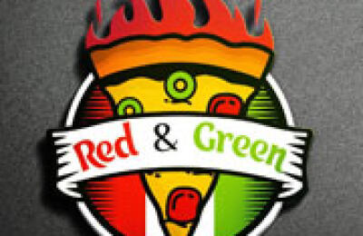 Red & Green Pizza